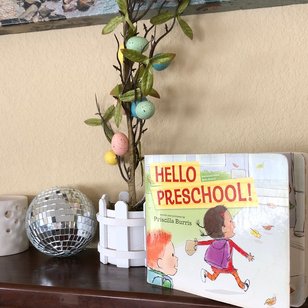 Hello Preschool! Board Book by Priscilla Burris - Colorful Illustration